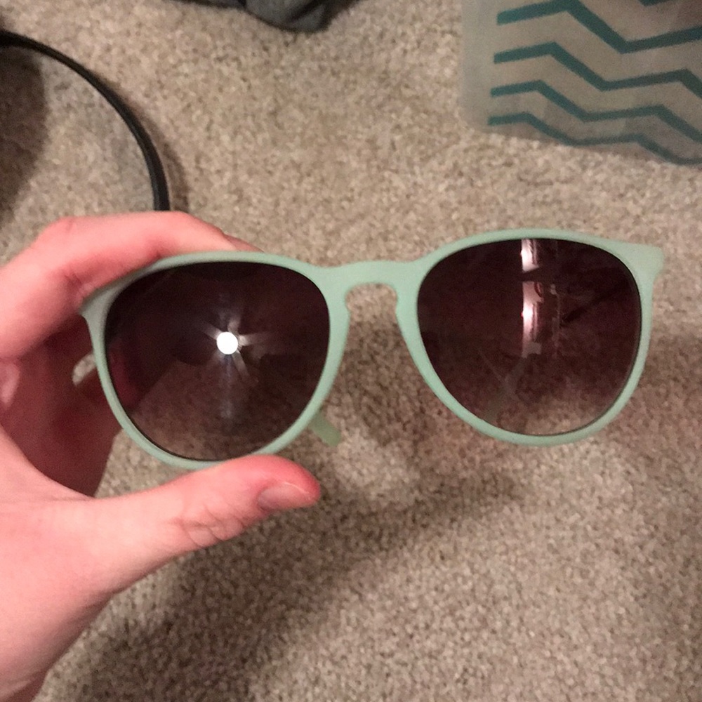 mint green sunglasses